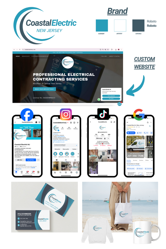 Coastal Electric Case Study by Branding Bubble